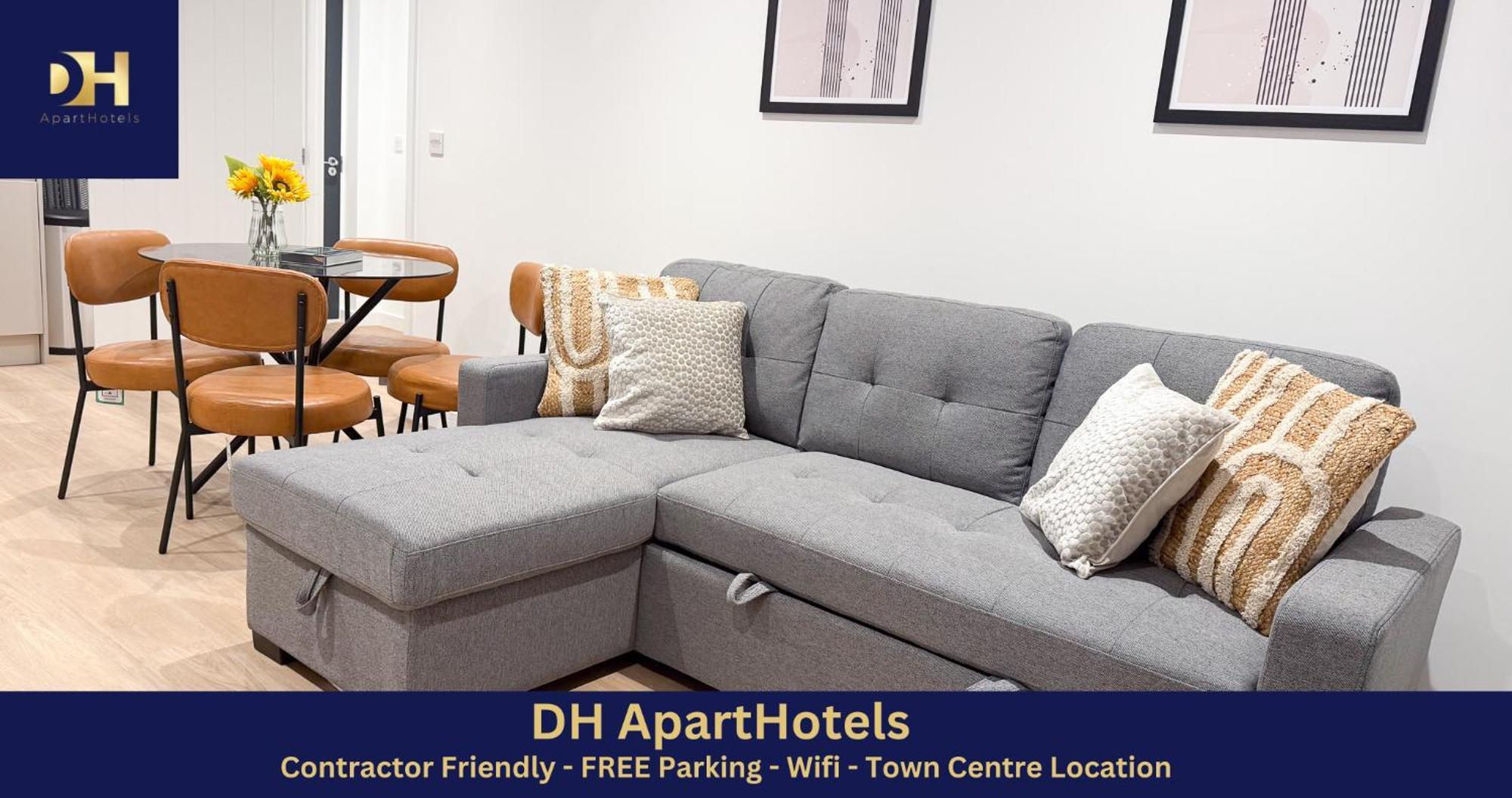 Spacious Modern 1 Bed Apartments In St Neots - Perfect For Contractors & Professionals - Free Parking - Wifi - Fully Equipped Kitchen - Smart Tv Ideal For Work Stays And Long Projects Buitenkant foto